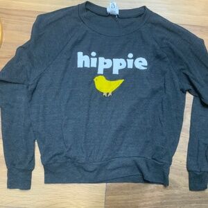 Declan “Hippie Chick” Long-Sleeved Shirt Dark Gray